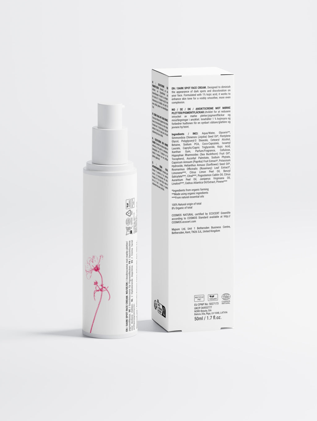 Dark Spot Face Cream with Kojic Acid